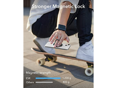 Poignée pour téléphone — Magnetic Phone Grip with 2-Way Adjustable Stand