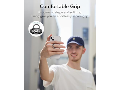 Poignée pour téléphone — Magnetic Phone Grip with 2-Way Adjustable Stand