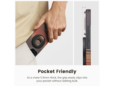 Poignée pour téléphone — Magnetic Phone Grip with 360 Degree Rotation Compatible with iPhone