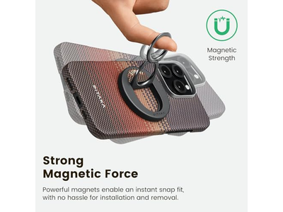 Poignée pour téléphone — Magnetic Phone Grip with 360 Degree Rotation Compatible with iPhone