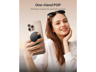 Poignée pour téléphone — Magnetic Phone Grip with 360degree Rotation Compatible with MagSafe Access