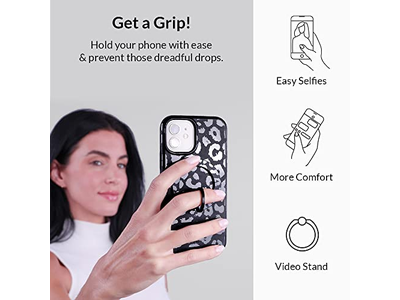 Poignée pour téléphone — Magnetic Phone Grip with Adjustable Stand - Removable Accessories for