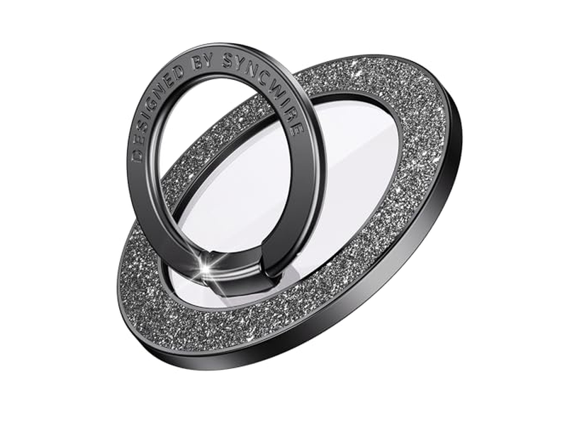 Poignée pour téléphone — Magnetic Phone Grip with Rotatable Kickstand and Removable Accessories