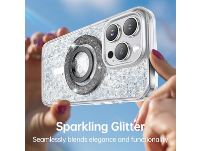 Poignée pour téléphone — Magnetic Phone Grip with Rotatable Kickstand and Removable Accessories