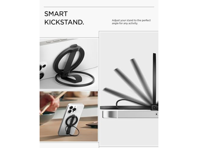 Poignée pour téléphone — Magnetic Phone Holder Grip with Finger Strap Loop for MagSafe and Pixe