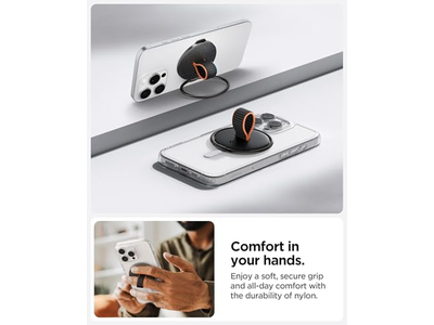 Poignée pour téléphone — Magnetic Phone Holder Grip with Finger Strap Loop for MagSafe Devices