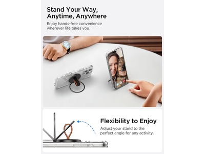 Poignée pour téléphone — Magnetic Phone Holder Grip with Finger Strap Loop for MagSafe Devices