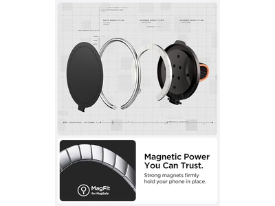 Poignée pour téléphone — Magnetic Phone Holder Grip with Finger Strap Loop for MagSafe Devices