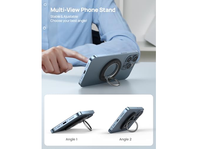 Poignée pour téléphone — Magnetic Phone Ring for MagSafe - Strong Magnet and 360degree Rotation Grip