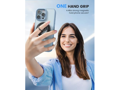 Poignée pour téléphone — Magnetic Phone Ring Grip Stand for MagSafe