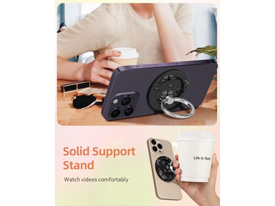 Poignée pour téléphone — Magnetic Phone Ring Holder Compatible with MagSafe