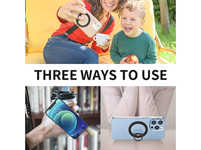Poignée pour téléphone — Magnetic Phone Ring Holder for MagSafe Adjustable Grip Stand Removab