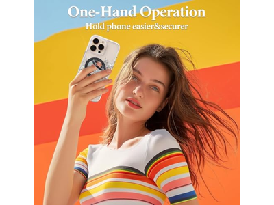 Poignée pour téléphone — Magnetic Phone Ring Holder Stand with MagSafe Accessory for iPhone