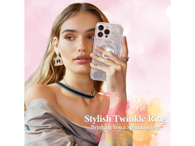 Poignée pour téléphone — Magnetic Phone Ring Holder Stand with MagSafe Accessory Silver