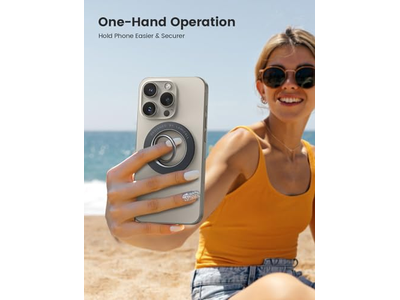 Anneaux magnétiques — Magnetic Phone Ring Holder with 360degree Rotation for MagSafe Devices