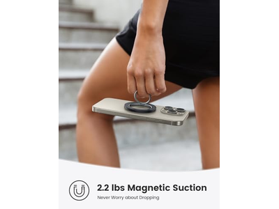 Anneaux magnétiques — Magnetic Phone Ring Holder with 360degree Rotation for MagSafe Devices