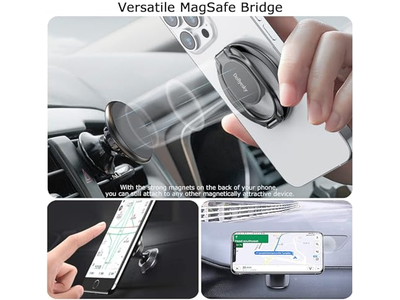 Poignée pour téléphone — Magnetic Phone Ring Holder with Adjustable Finger Grip for Smartphones