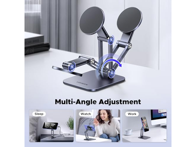 Support pour téléphone — Magnetic Phone Stand Compatible with MagSafe iPhone Holder