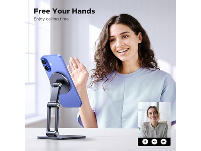 Support pour téléphone — Magnetic Phone Stand Compatible with MagSafe iPhone Holder