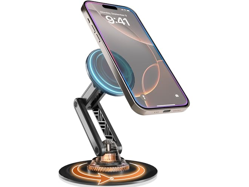 Support pour téléphone — Magnetic Phone Stand for Desk Mag360 Adjustable MagSafe Stand