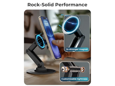 Support pour téléphone — Magnetic Phone Stand for Desk Mag360 Adjustable MagSafe Stand