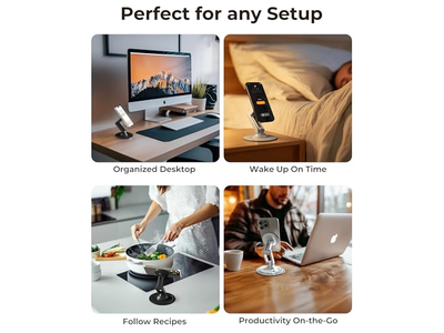 Support pour téléphone — Magnetic Phone Stand for Desk Mag360 Adjustable MagSafe Stand