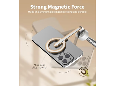 Support pour téléphone — Magnetic Selfie Stick Tripod with Aluminum Strong Magnetic Holder
