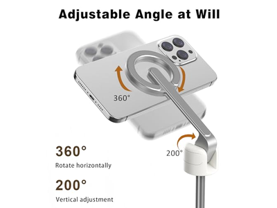 Support pour téléphone — Magnetic Selfie Stick Tripod with Aluminum Strong Magnetic Holder