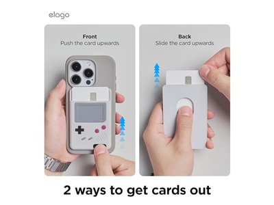 Portefeuille — Magnetic Wallet Card Holder for Two Cards Compatible with MagSafe