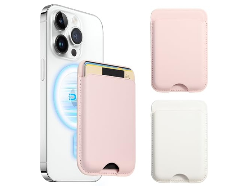 Portefeuille — Magnetic Wallet Compatible with MagSafe 2-Pack Card Holder for iPhone