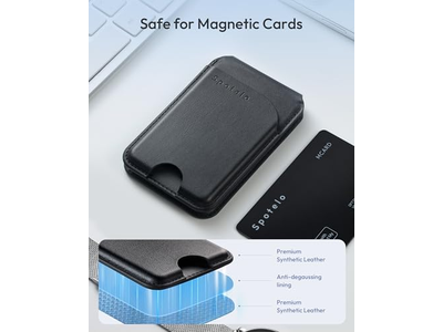 Portefeuille — Magnetic Wallet for iPhone with Adjustable Stand and RFID Blocking