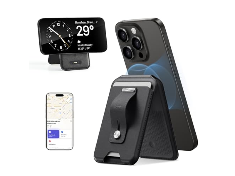 Portefeuille — Magnetic Wallet for iPhone with Find My Functionality and Adjustable S