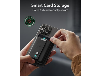 Portefeuille — Magnetic Wallet for iPhone with Find My Functionality and Adjustable S