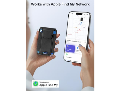 Portefeuille — Magnetic Wallet for iPhone Works with Find My Adjustable Stand 9 Ca