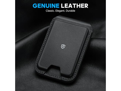 Portefeuille — Magnetic Wallet for MagSafe Genuine Leather 6 Card Holders RFID Blo