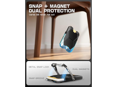 Portefeuille — Magnetic Wallet Stand for iPhone with RFID Blocking and Card Holder