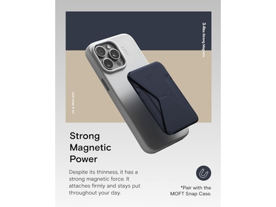 Portefeuille — Magnetic Wallet Stand with Angle Adjustment and MagSafe Compatibility