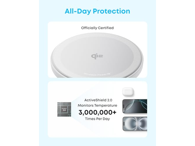 Chargeur — Magnetic Wireless Charger, Qi2 Certified 15W