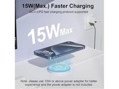 Chargeur — Magnetic Wireless Charger Fast Charging Pad
