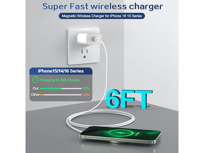 Chargeur — Magnetic Wireless Charger for iPhone Wireless Charging