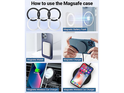 Chargeur — Magnetic Wireless Charging MagSafe Sticker