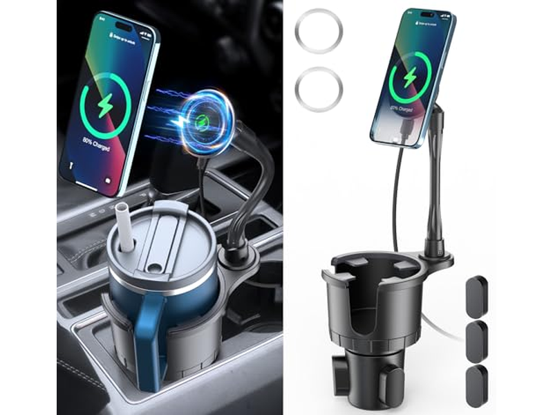 Chargeur — Magnetic Wireless Cup Phone Holder