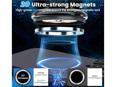 Chargeur — Magnetic Wireless Cup Phone Holder