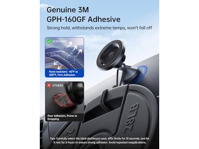 Support pour téléphone — MagSafe Car Mount 360 Rotation Magnetic Phone Holder
