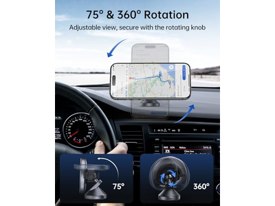 Support pour téléphone — MagSafe Car Mount 360 Rotation Magnetic Phone Holder