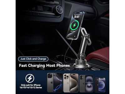 Chargeur — Magsafe Car Mount Charger 15W Fast Charging