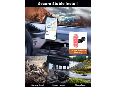 Support pour téléphone — Magsafe Car Mount Charger 15W Wireless Car Charger