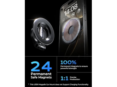 Support pour téléphone — Magsafe Car Mount Ultra Magnetic Phone Holder for Car Dashboard