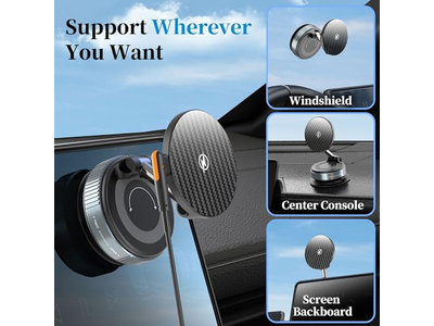 Chargeur — MagSafe Car Mount with Wireless Charger