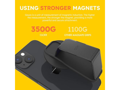 Poignée pour téléphone — MagSafe Phone Grip and Kickstand 3-in-1 Holder for Smartphones